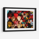 Lamparas Asiáticas Coloridas - Wandering Pixels Co. | Cuadro decorativo de Canvas Lab