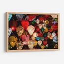 Lamparas Asiáticas Coloridas - Wandering Pixels Co. | Cuadro decorativo de Canvas Lab