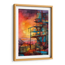 Edificio Basquiat Abstracto - DEA Digital Esoteric Art | Cuadro decorativo de Canvas Lab