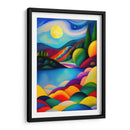 Bosque, Lago, Luna - DEA Digital Esoteric Art | Cuadro decorativo de Canvas Lab