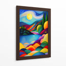 Bosque, Lago, Luna - DEA Digital Esoteric Art | Cuadro decorativo de Canvas Lab