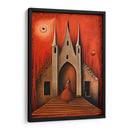 Palacio Encantado en Rojo - DEA Digital Esoteric Art | Cuadro decorativo de Canvas Lab