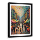 Mercado en Puntillismo - DEA Digital Esoteric Art | Cuadro decorativo de Canvas Lab