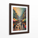Mercado en Puntillismo - DEA Digital Esoteric Art | Cuadro decorativo de Canvas Lab