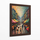 Mercado en Puntillismo - DEA Digital Esoteric Art | Cuadro decorativo de Canvas Lab