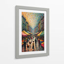 Mercado en Puntillismo - DEA Digital Esoteric Art | Cuadro decorativo de Canvas Lab