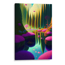 Bosque en Línea Paralela - DEA Digital Esoteric Art | Cuadro decorativo de Canvas Lab