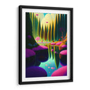 Bosque en Línea Paralela - DEA Digital Esoteric Art | Cuadro decorativo de Canvas Lab