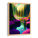 Bosque en Línea Paralela - DEA Digital Esoteric Art | Cuadro decorativo de Canvas Lab