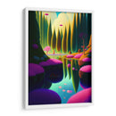 Bosque en Línea Paralela - DEA Digital Esoteric Art | Cuadro decorativo de Canvas Lab