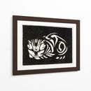 Gato grabado en madera - Julie de Graag | Cuadro decorativo de Canvas Lab
