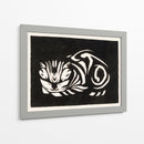 Gato grabado en madera - Julie de Graag | Cuadro decorativo de Canvas Lab