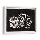 Gato grabado en madera - Julie de Graag | Cuadro decorativo de Canvas Lab