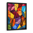 Vitral Abstracto Minimalista - DEA Digital Esoteric Art | Cuadro decorativo de Canvas Lab