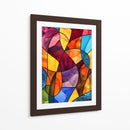 Vitral Abstracto Minimalista - DEA Digital Esoteric Art | Cuadro decorativo de Canvas Lab