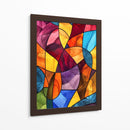 Vitral Abstracto Minimalista - DEA Digital Esoteric Art | Cuadro decorativo de Canvas Lab