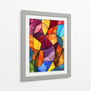 Vitral Abstracto Minimalista - DEA Digital Esoteric Art | Cuadro decorativo de Canvas Lab