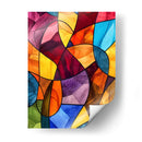 Vitral Abstracto Minimalista - DEA Digital Esoteric Art | Cuadro decorativo de Canvas Lab