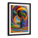 Ermita en Bosque Fantástico - DEA Digital Esoteric Art | Cuadro decorativo de Canvas Lab