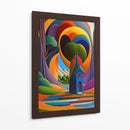Ermita en Bosque Fantástico - DEA Digital Esoteric Art | Cuadro decorativo de Canvas Lab