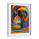 Ermita en Bosque Fantástico - DEA Digital Esoteric Art | Cuadro decorativo de Canvas Lab