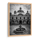 Plaza principal de Palacio Clavijero en blanco y negro. - Nosion | Cuadro decorativo de Canvas Lab