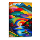 Isla Luminosa - DEA Digital Esoteric Art | Cuadro decorativo de Canvas Lab