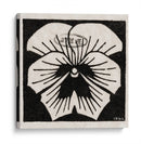 Flor grabada en madera - I - Julie de Graag | Cuadro decorativo de Canvas Lab