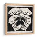 Flor grabada en madera - I - Julie de Graag | Cuadro decorativo de Canvas Lab