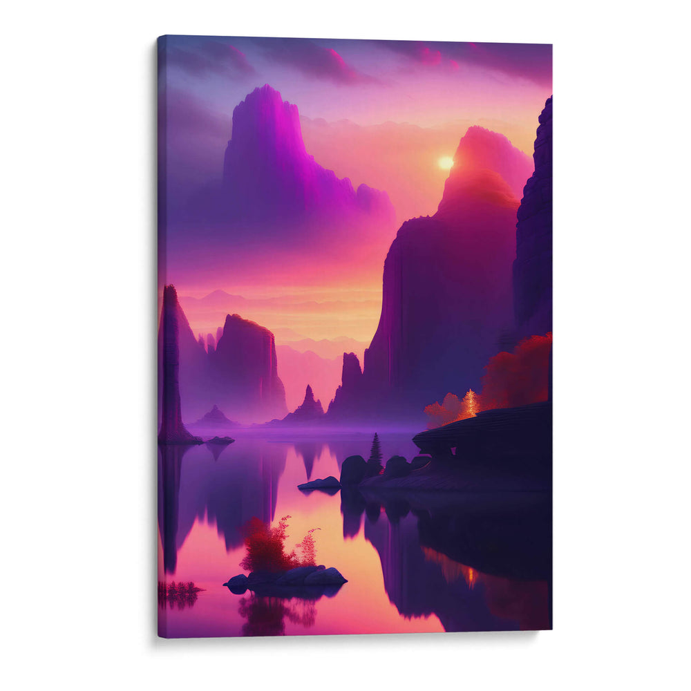 Laguna Morada - DEA Digital Esoteric Art | Cuadro decorativo de Canvas Lab