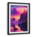 Laguna Morada - DEA Digital Esoteric Art | Cuadro decorativo de Canvas Lab