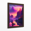 Laguna Morada - DEA Digital Esoteric Art | Cuadro decorativo de Canvas Lab