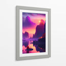 Laguna Morada - DEA Digital Esoteric Art | Cuadro decorativo de Canvas Lab