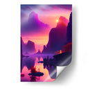 Laguna Morada - DEA Digital Esoteric Art | Cuadro decorativo de Canvas Lab