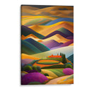 Monasterio en las Montañas Violeta - DEA Digital Esoteric Art | Cuadro decorativo de Canvas Lab