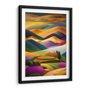 Monasterio en las Montañas Violeta - DEA Digital Esoteric Art | Cuadro decorativo de Canvas Lab