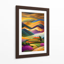 Monasterio en las Montañas Violeta - DEA Digital Esoteric Art | Cuadro decorativo de Canvas Lab