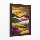 Monasterio en las Montañas Violeta - DEA Digital Esoteric Art | Cuadro decorativo de Canvas Lab