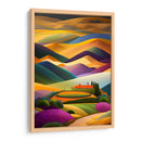 Monasterio en las Montañas Violeta - DEA Digital Esoteric Art | Cuadro decorativo de Canvas Lab