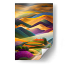 Monasterio en las Montañas Violeta - DEA Digital Esoteric Art | Cuadro decorativo de Canvas Lab