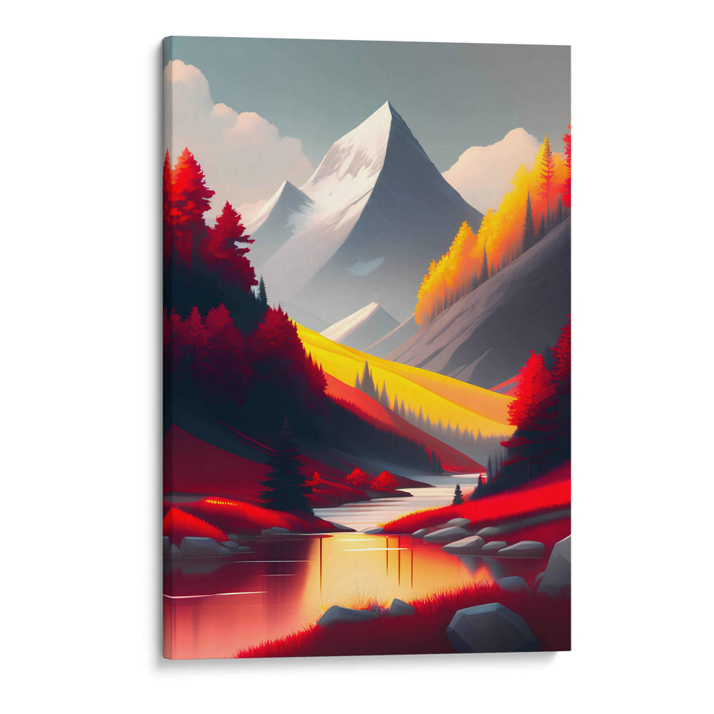 Montaña Nevada - DEA Digital Esoteric Art | Cuadro decorativo de Canvas Lab
