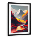 Montaña Nevada - DEA Digital Esoteric Art | Cuadro decorativo de Canvas Lab