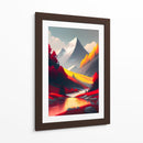 Montaña Nevada - DEA Digital Esoteric Art | Cuadro decorativo de Canvas Lab