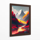 Montaña Nevada - DEA Digital Esoteric Art | Cuadro decorativo de Canvas Lab