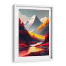 Montaña Nevada - DEA Digital Esoteric Art | Cuadro decorativo de Canvas Lab