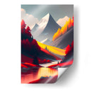 Montaña Nevada - DEA Digital Esoteric Art | Cuadro decorativo de Canvas Lab