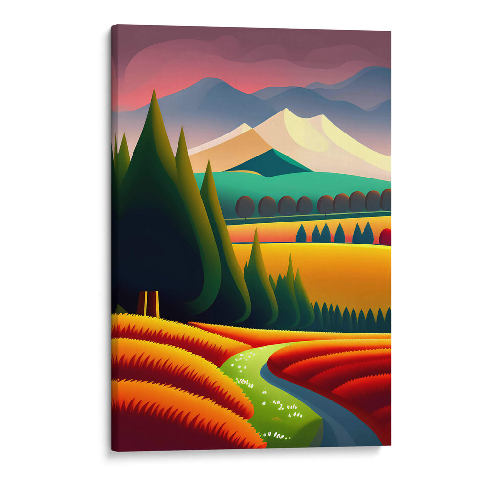 Paisaje Oriental - DEA Digital Esoteric Art | Cuadro decorativo de Canvas Lab