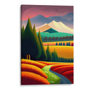 Paisaje Oriental - DEA Digital Esoteric Art | Cuadro decorativo de Canvas Lab