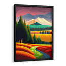 Paisaje Oriental - DEA Digital Esoteric Art | Cuadro decorativo de Canvas Lab