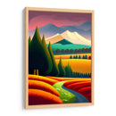 Paisaje Oriental - DEA Digital Esoteric Art | Cuadro decorativo de Canvas Lab